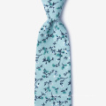 Handmade Mens Printed Slim 100% Cotton Tie